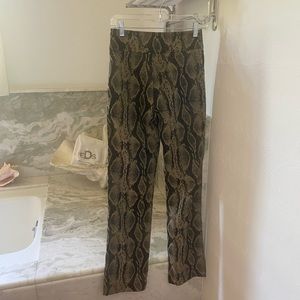 I Am Gia Snakeskin Pants